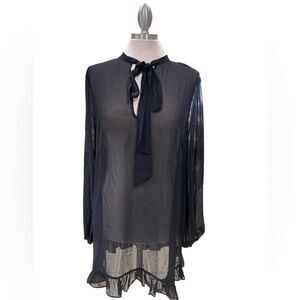 Idyllwind Black Sheer Dress